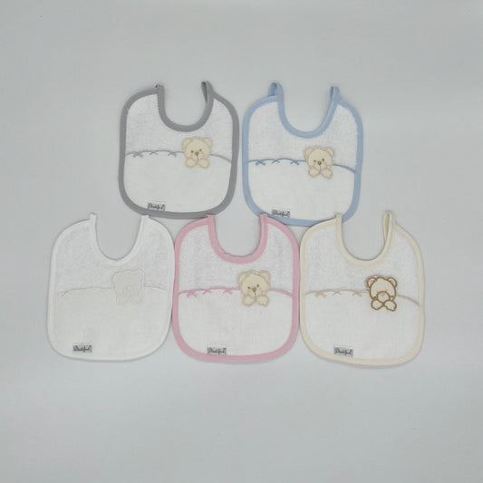 Bab021URSO - Baby Bibs (Pack of 12)