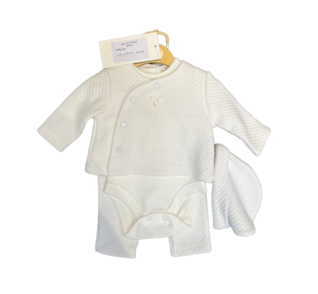 MB5139 - Premature White 4PC Trouser set (Pack of 6)
