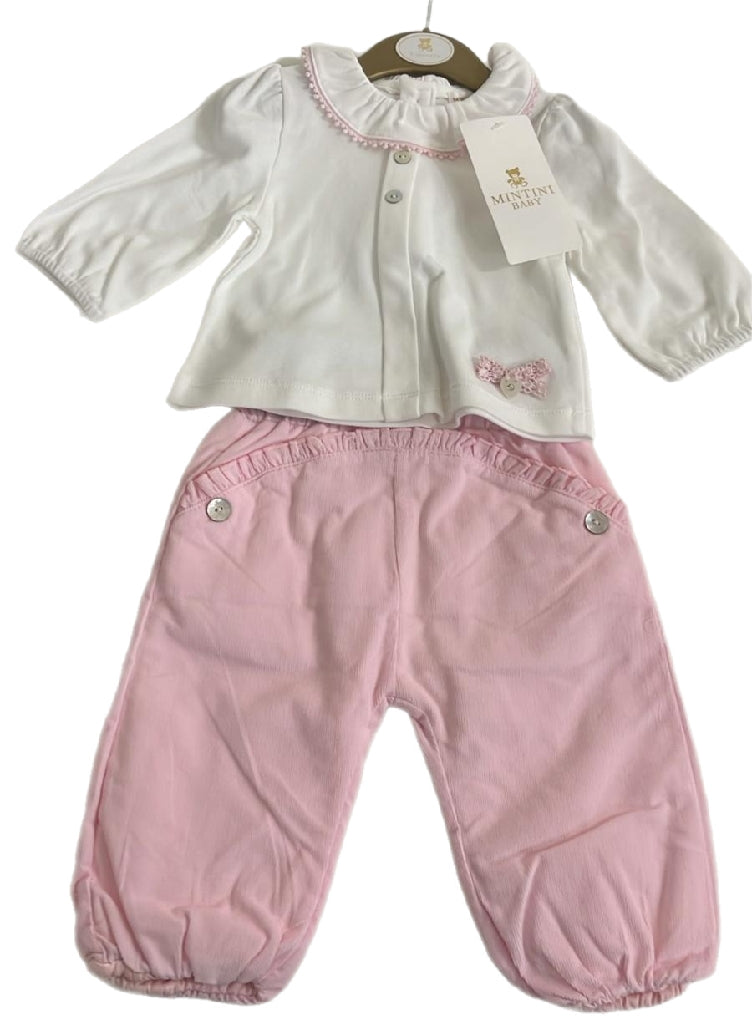 Pink Long Sleeved trouser set (Pack of 6)