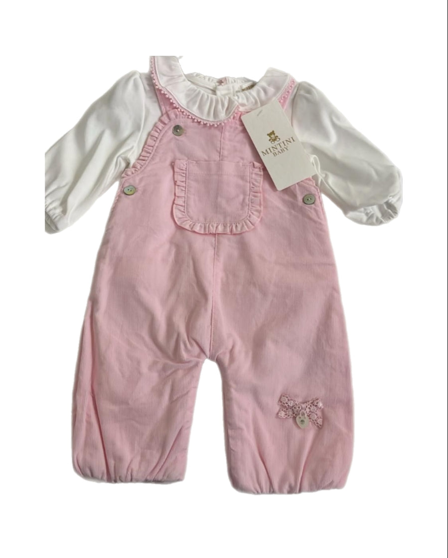 Pink Dungaree set (Pack of 6)