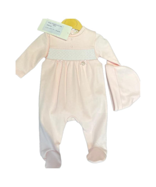 MB5143 - Premature Pink Dungaree set (Pack of 6)