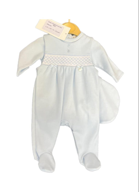 MB5150- Premature Blue Dungaree set (Pack of 6)
