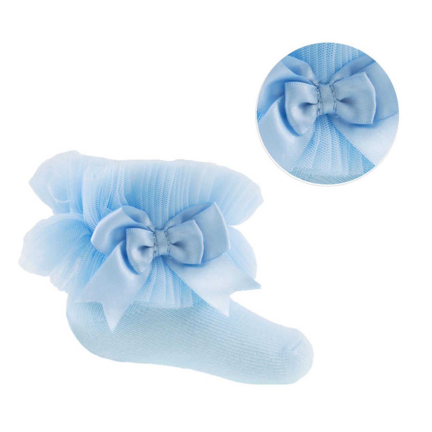 GS114 - Soft Touch ankle sock with bow