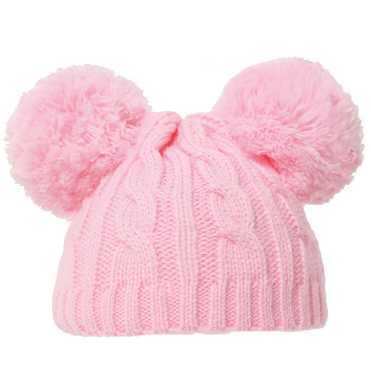 H475 - Soft Touch hat with pom poms