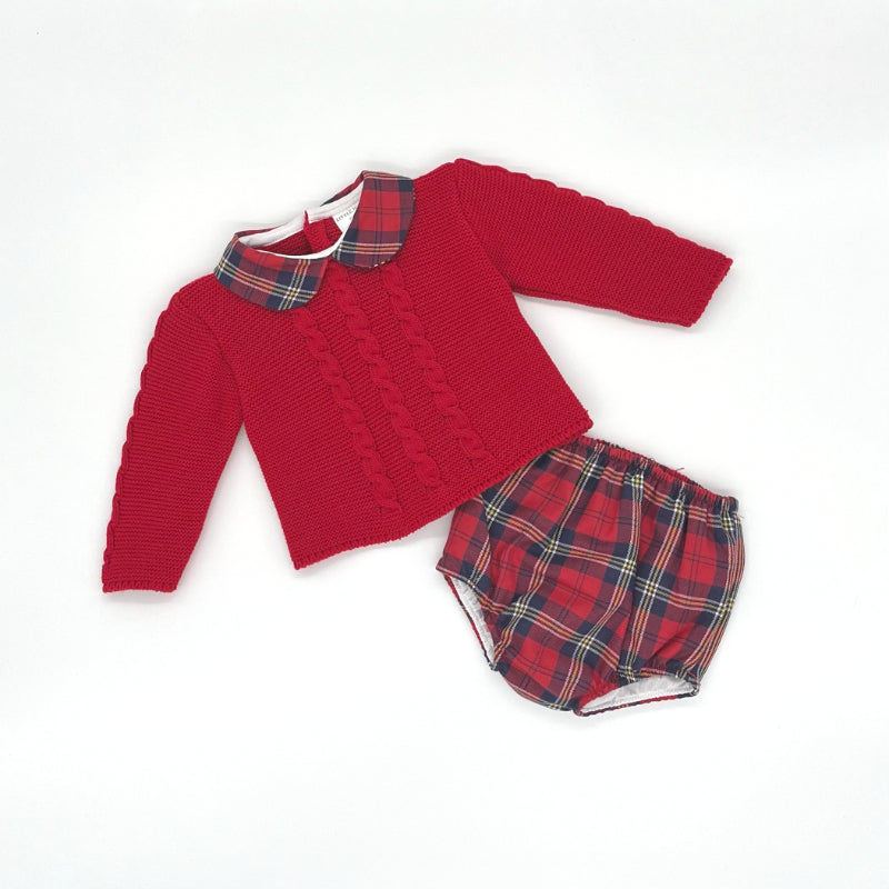 PRE ORDER ONLY - MCW23-130 - Little Nosh Knitted Jam Pant Set