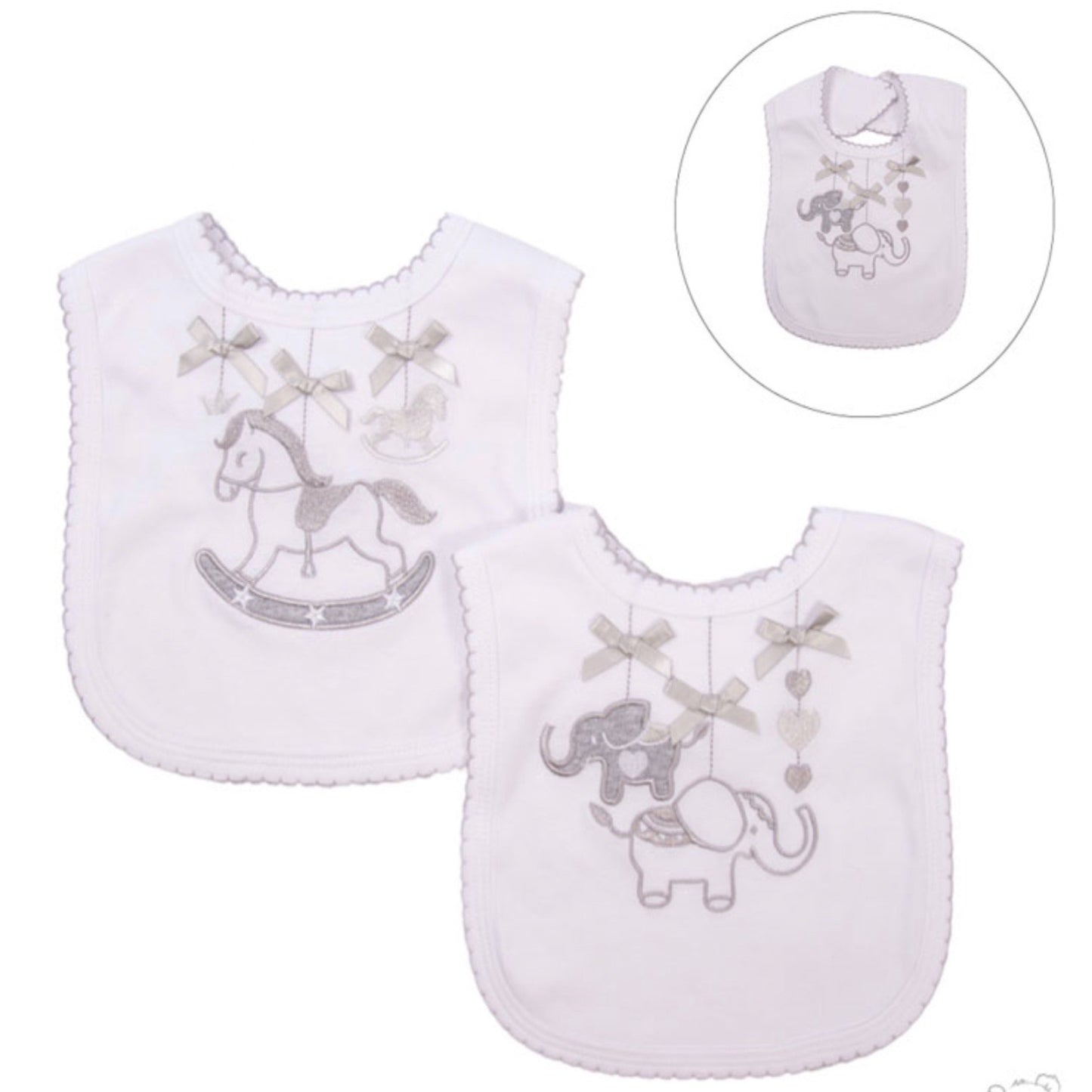 P3618 - Soft Touch velcro bibs