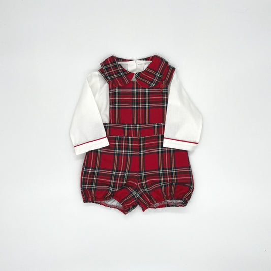 PRE ORDER ONLY - PQ151 - Little Nosh Short Dungaree Set