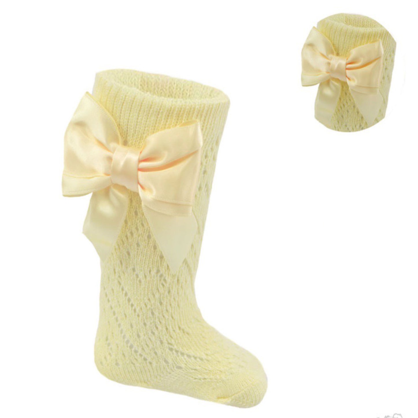 PS06 - Soft Touch knee sock with bow