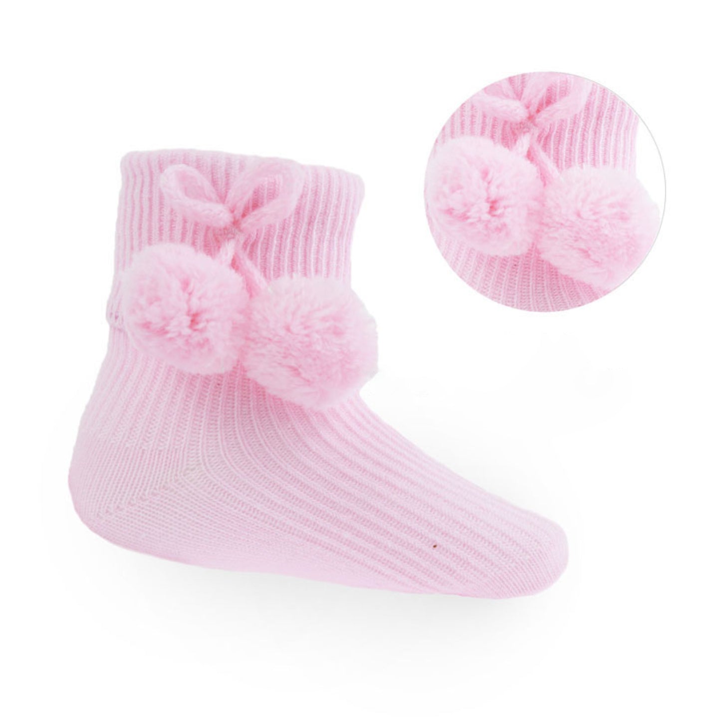 S09 - Soft Touch ankle sock with poms