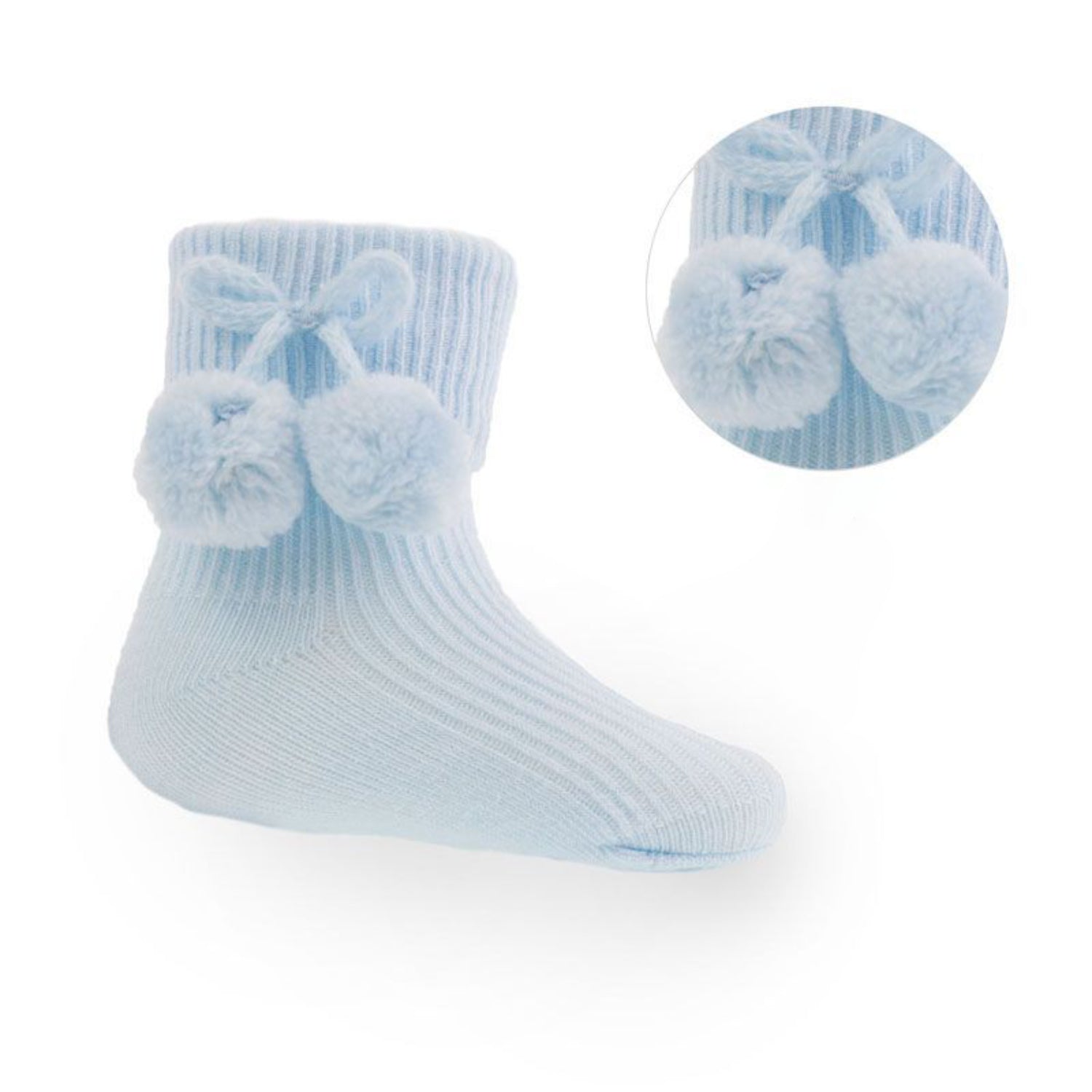 S10 - Soft Touch ankle sock with poms – nolaagencies