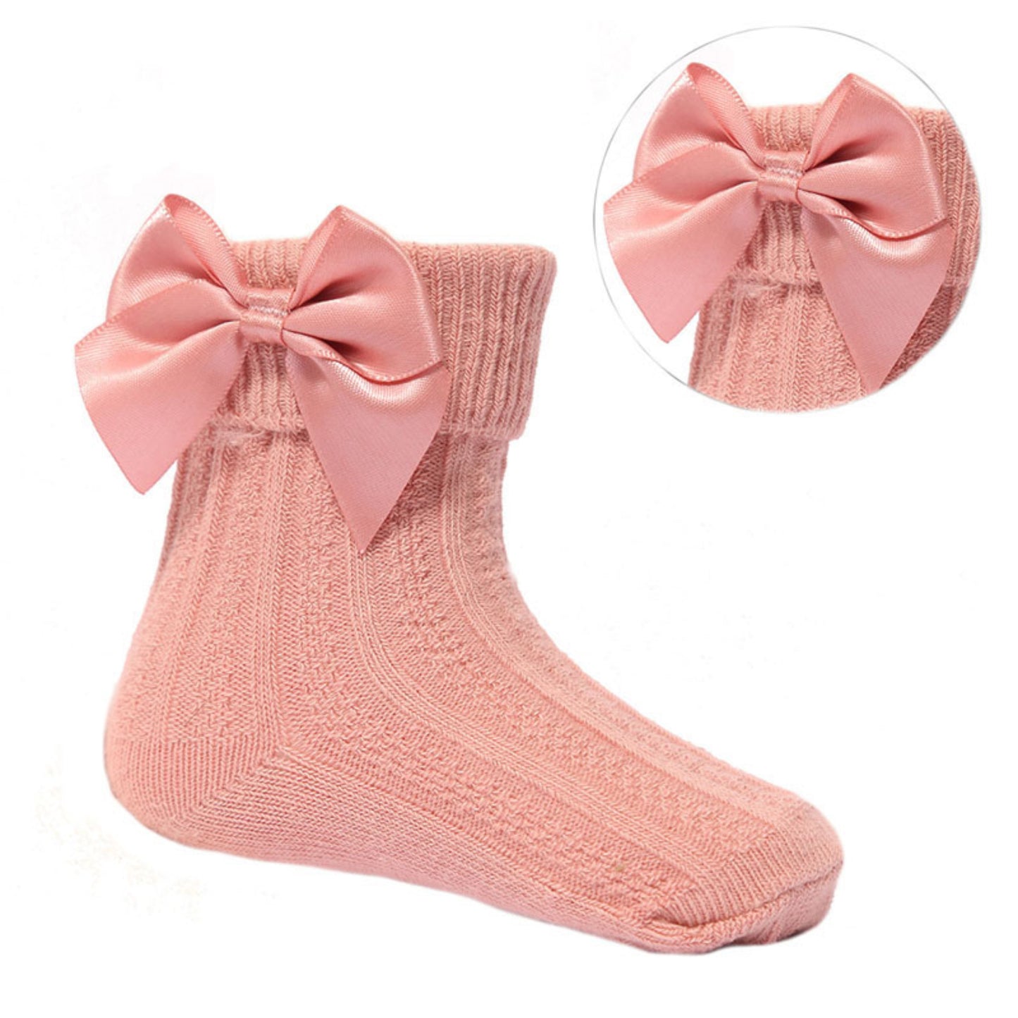 S123 - Soft Touch ankle sock with bow