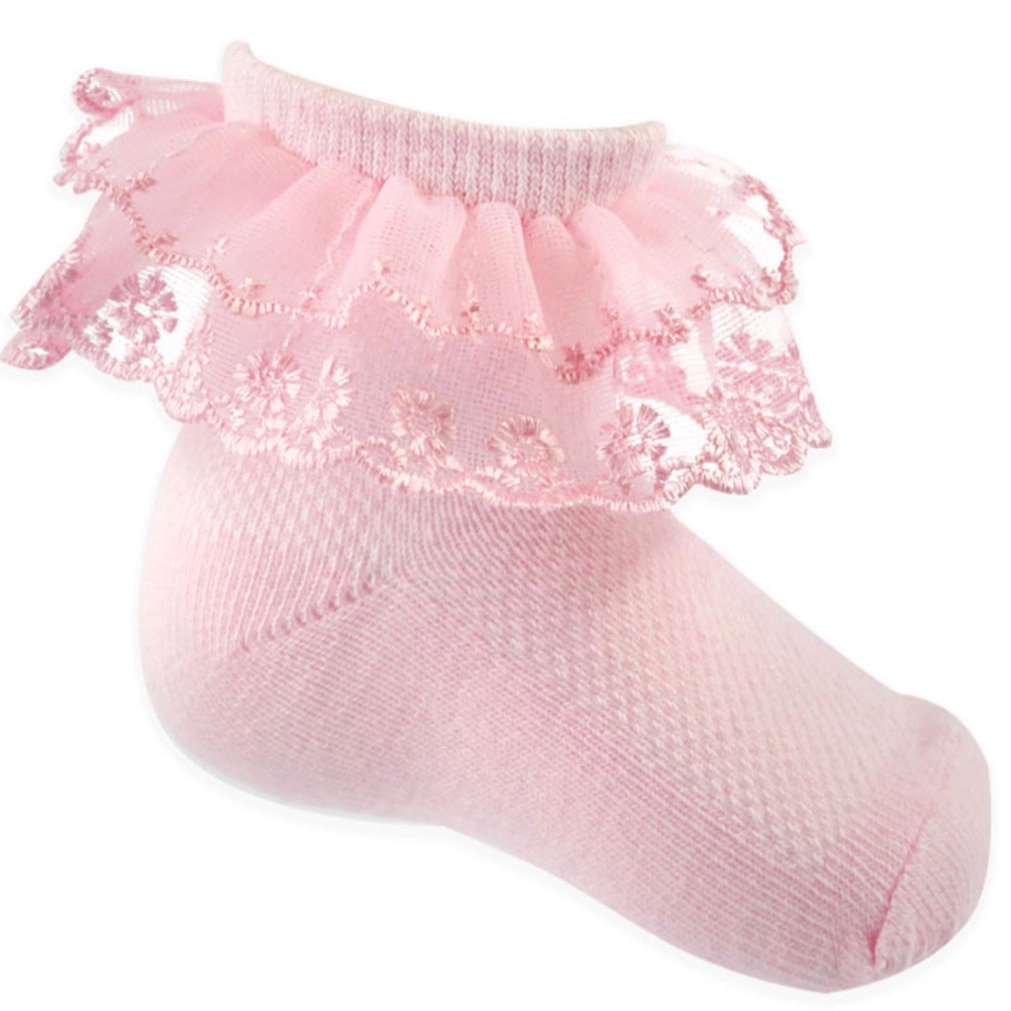 S338 - Soft Touch ankle frill sock