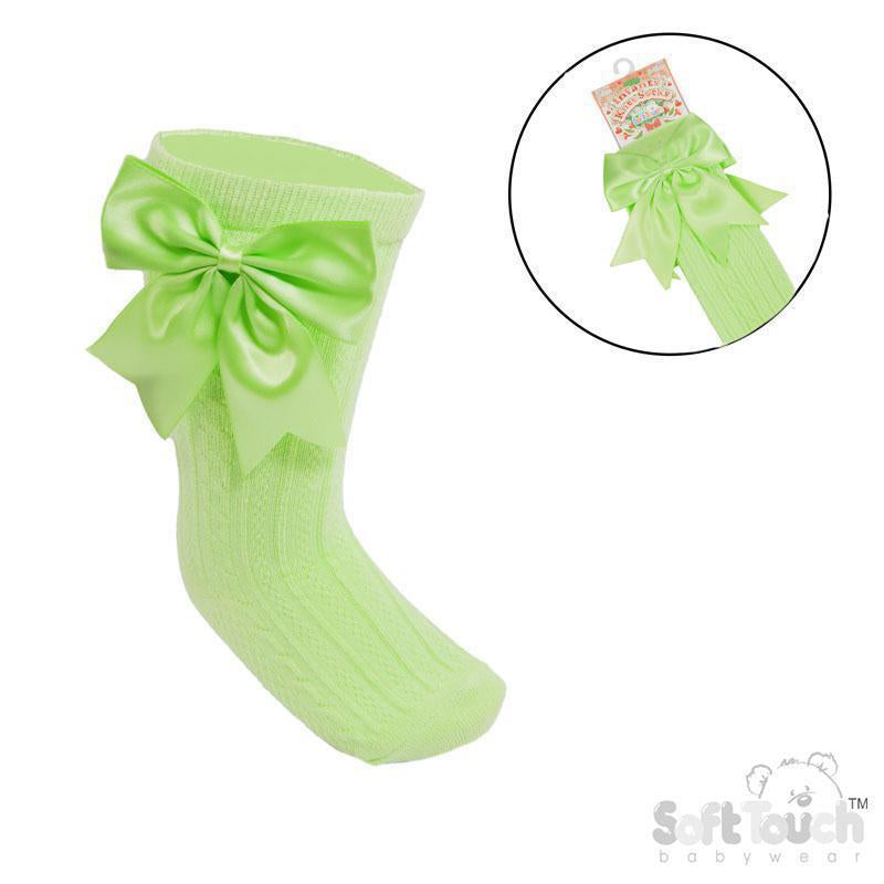 S350 - Soft Touch knee sock with bow